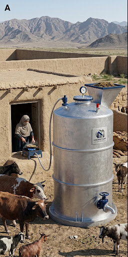 Steel bio-digester